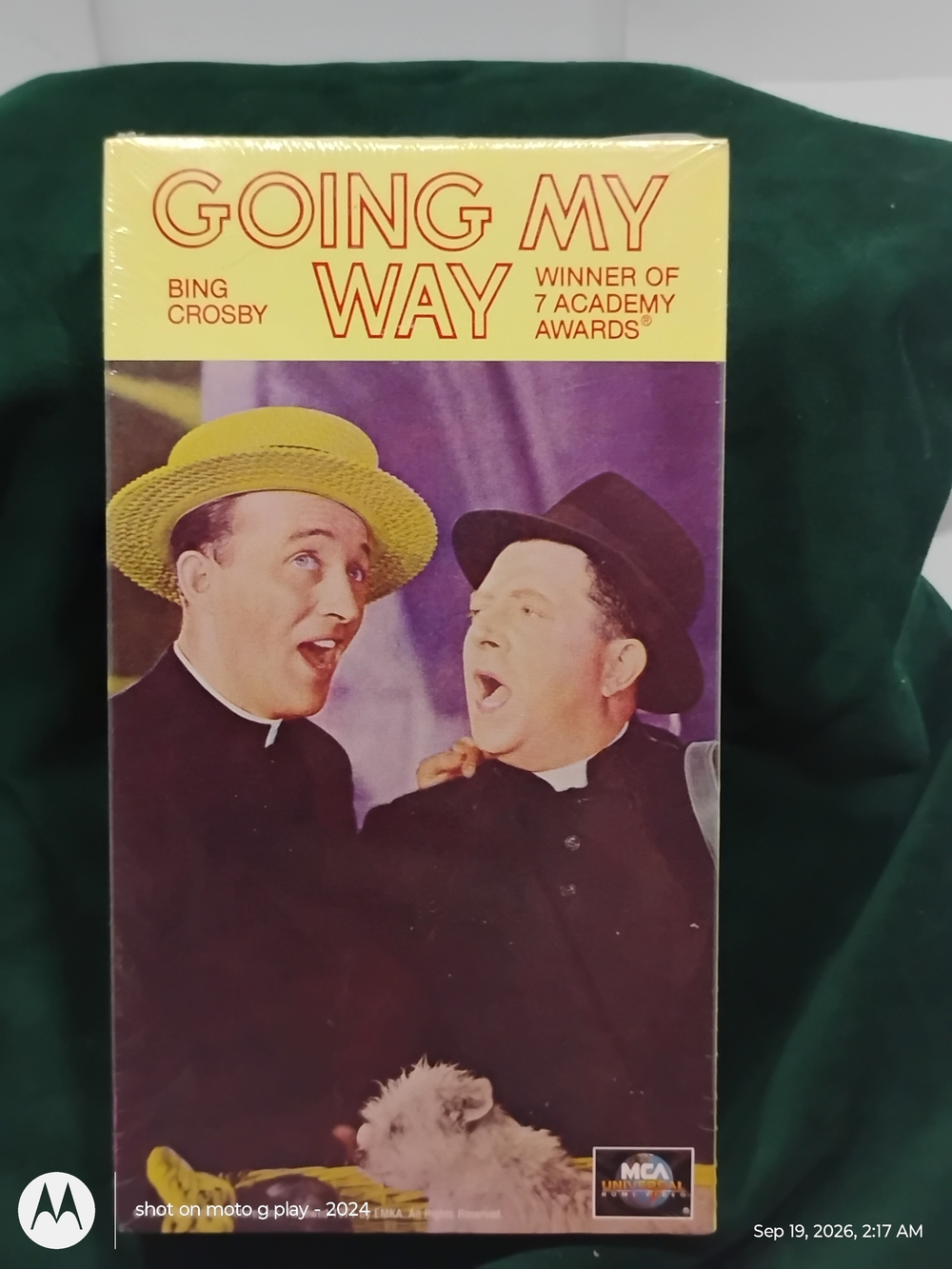 Going My Way Bing Crosby Vintage VHS - Yellow Cover